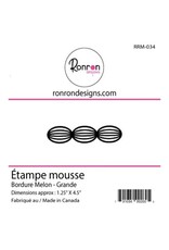 RONRON DESIGNS RONRON DESIGNS BORDURE MELON - GRANDE FOAM STAMP