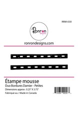 RONRON DESIGNS RONRON DESIGNS DUO BORDURES DAMIER FOAM STAMP SET