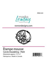 RONRON DESIGNS RONRON DESIGNS MARIKA LEMAY - CERCLE DOODELING - PETIT FOAM STAMP