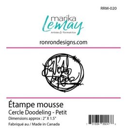 RONRON DESIGNS RONRON DESIGNS MARIKA LEMAY - CERCLE DOODELING - PETIT FOAM STAMP