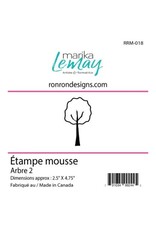 RONRON DESIGNS RONRON DESIGNS MARIKA LEMAY - ARBRE 2 FOAM STAMP