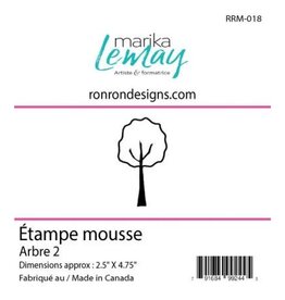RONRON DESIGNS RONRON DESIGNS MARIKA LEMAY - ARBRE 2 FOAM STAMP