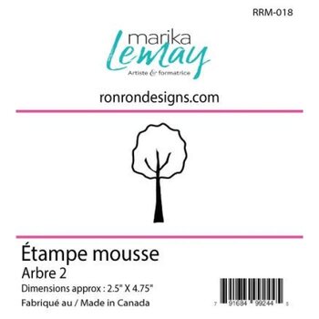 RONRON DESIGNS RONRON DESIGNS MARIKA LEMAY - ARBRE 2 FOAM STAMP