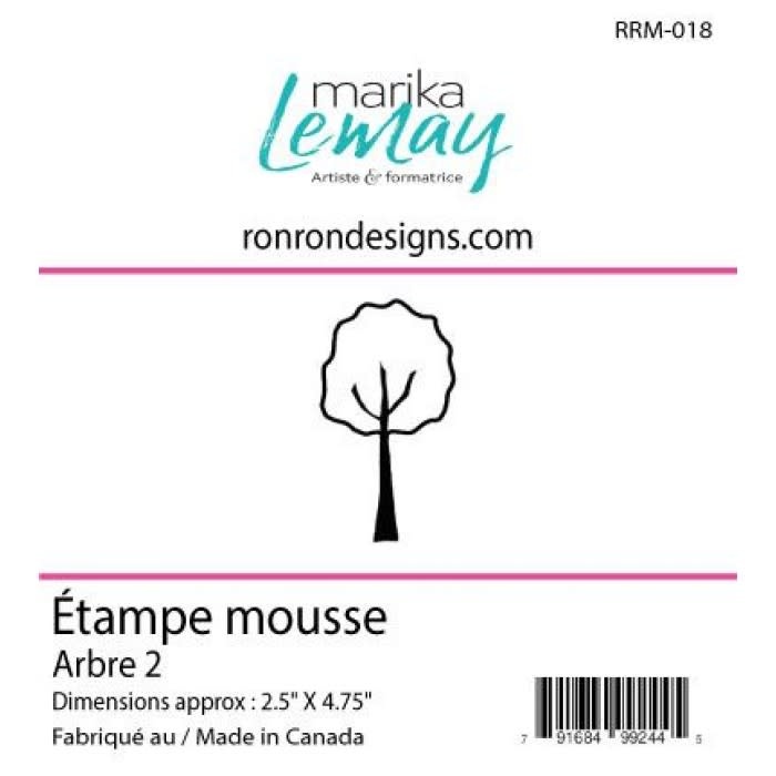 RONRON DESIGNS RONRON DESIGNS MARIKA LEMAY - ARBRE 2 FOAM STAMP