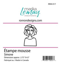 RONRON DESIGNS RONRON DESIGNS MARIKA LEMAY - SIMONE FOAM STAMP