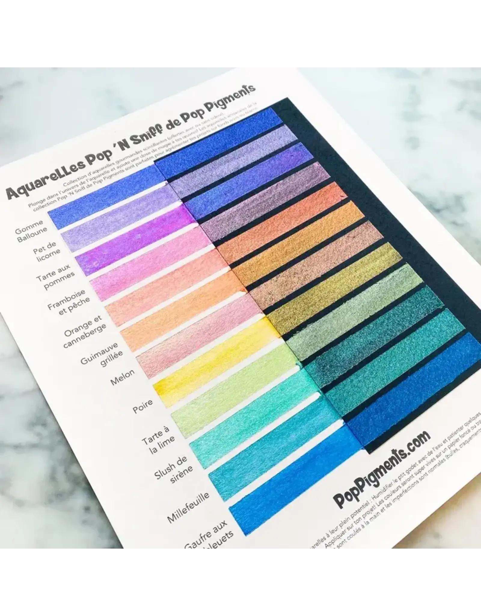 POP! PIGMENTS POP! PIGMENTS AQUARELLE POP 'N SNIFF WATERCOLOR 12/PK SPECIAL EDITION NO ODOUR