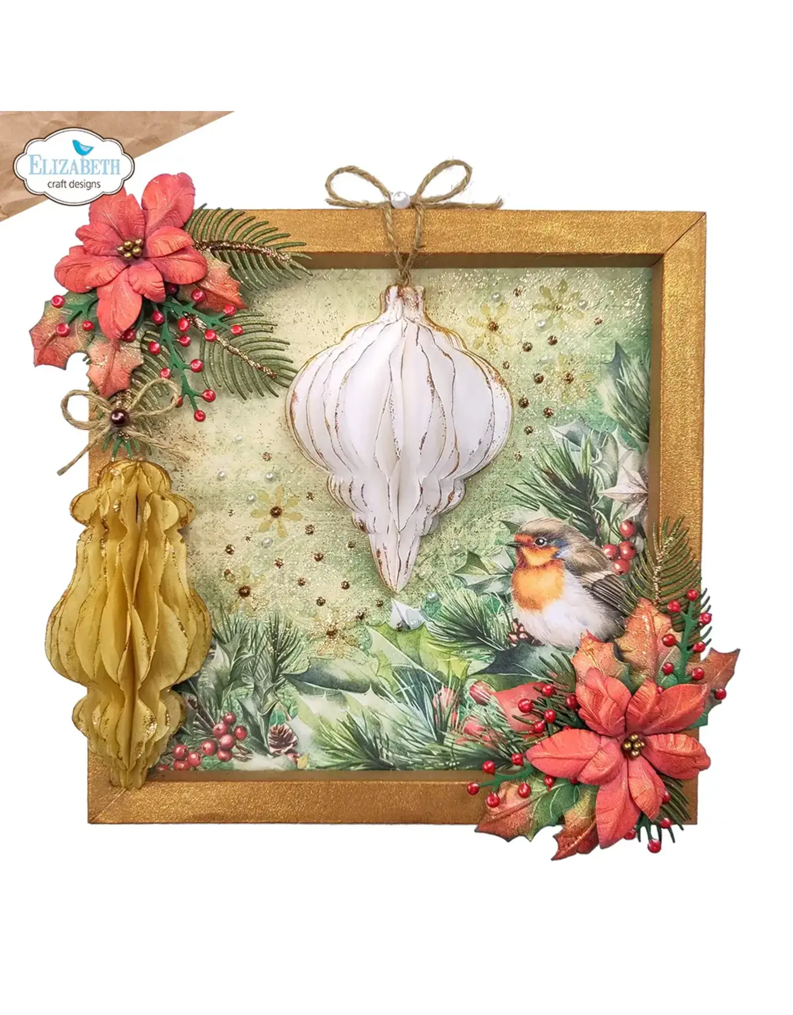 ELIZABETH CRAFT DESIGNS ELIZABETH CRAFT DESIGNS FESTIVE ORNAMENTS DIE SET