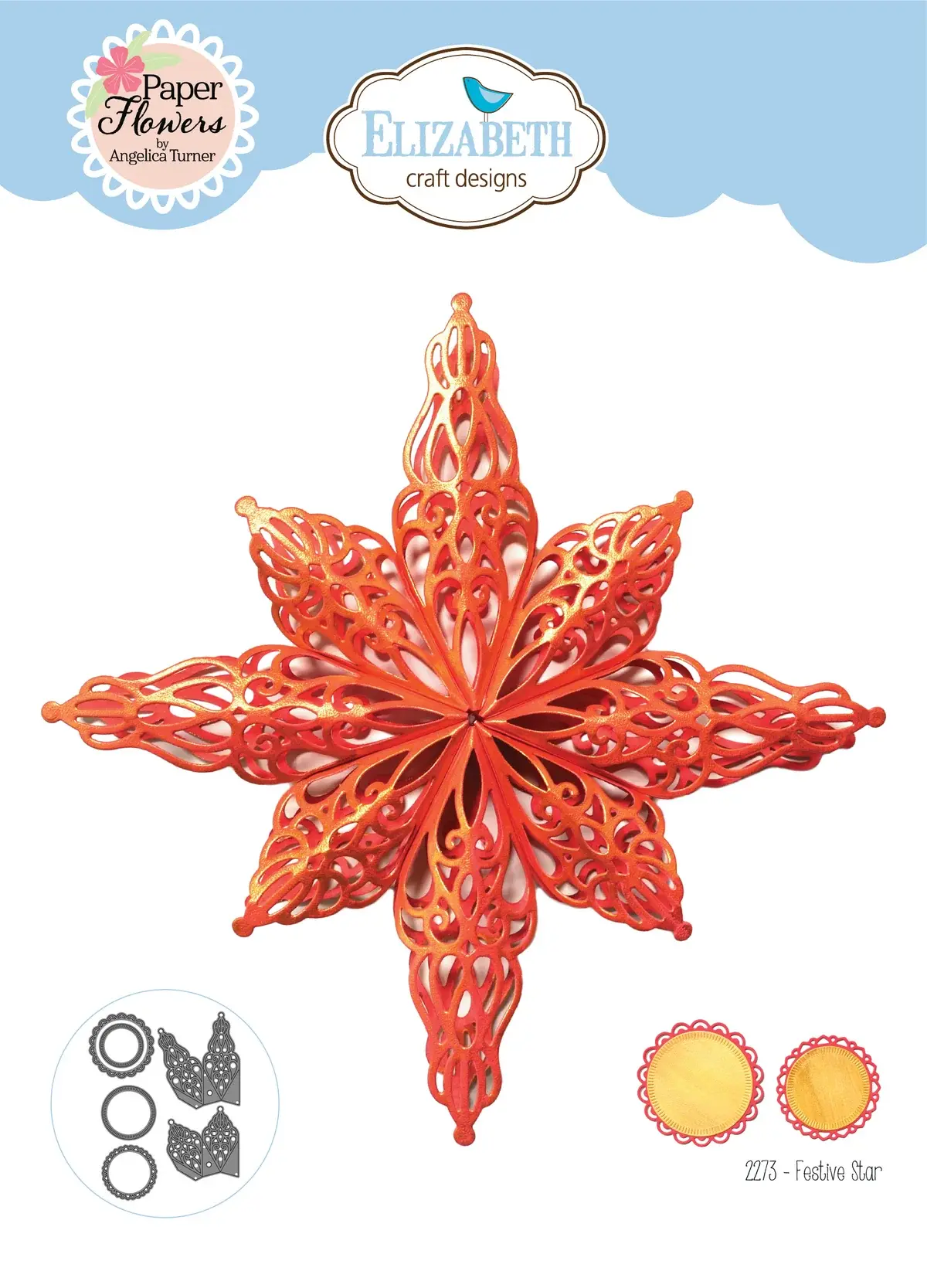 ELIZABETH CRAFT DESIGNS ELIZABETH CRAFT DESIGNS FESTIVE STAR DIE SET