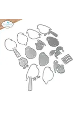 ELIZABETH CRAFT DESIGNS ELIZABETH CRAFT DESIGNS FESTIVE ROBIN DIE SET