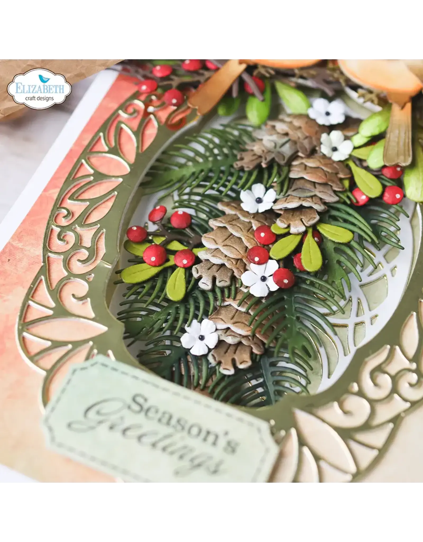 ELIZABETH CRAFT DESIGNS ELIZABETH CRAFT DESIGNS WINTER GREENERY DIE SET