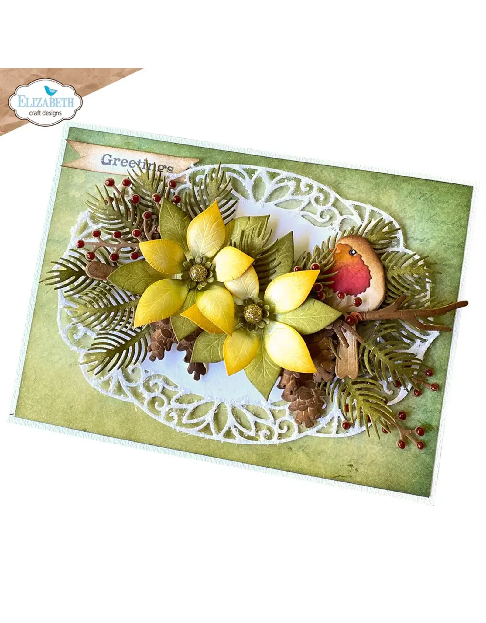 ELIZABETH CRAFT DESIGNS ELIZABETH CRAFT DESIGNS WINTER GREENERY DIE SET