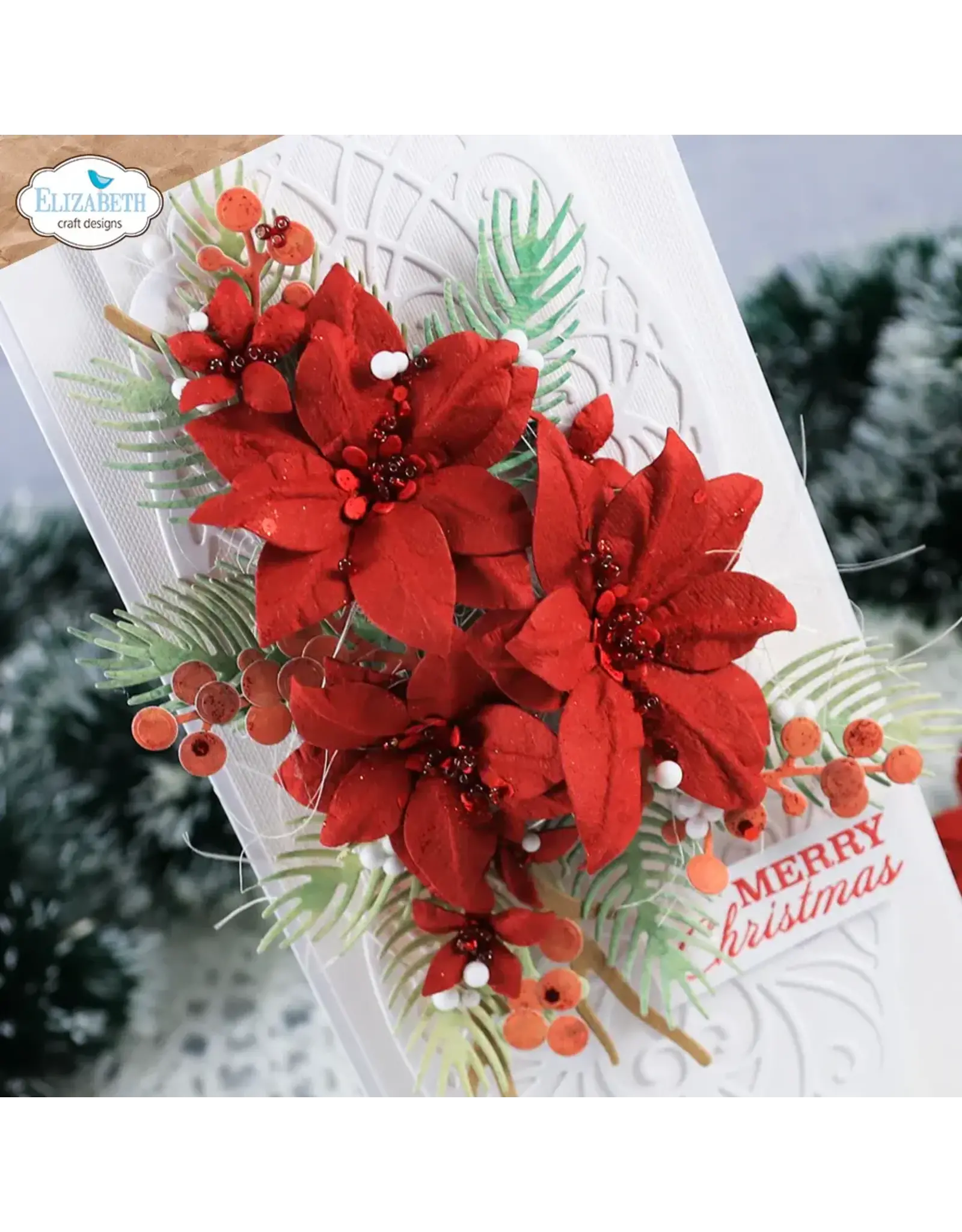 ELIZABETH CRAFT DESIGNS ELIZABETH CRAFT DESIGNS POINSETTIA DIE SET