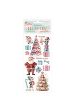 STAMPERIA STAMPERIA CANDY CHRISTMAS SANTA CLAUS RUB-ON