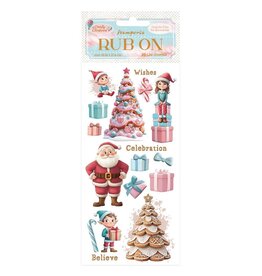 STAMPERIA STAMPERIA CANDY CHRISTMAS SANTA CLAUS RUB-ON
