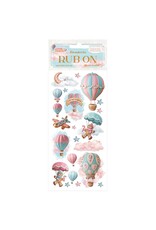 STAMPERIA STAMPERIA CANDY CHRISTMAS AIR BALLOONS RUB-ON
