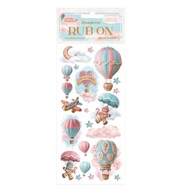 STAMPERIA STAMPERIA CANDY CHRISTMAS AIR BALLOONS RUB-ON