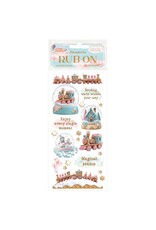 STAMPERIA STAMPERIA CANDY CHRISTMAS SNOWGLOBES RUB-ON