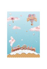 STAMPERIA STAMPERIA CANDY CHRISTMAS ASSORTED A4 RICE PAPER 6/PK