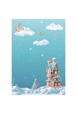 STAMPERIA STAMPERIA CANDY CHRISTMAS ASSORTED A4 RICE PAPER 6/PK