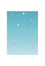 STAMPERIA STAMPERIA CANDY CHRISTMAS ASSORTED A6 RICE PAPER DECOUPAGE BACKGROUNDS 10.5X14.8CM 8/PK