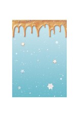 STAMPERIA STAMPERIA CANDY CHRISTMAS ASSORTED A6 RICE PAPER DECOUPAGE BACKGROUNDS 10.5X14.8CM 8/PK