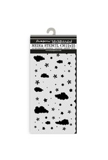STAMPERIA STAMPERIA CANDY CHRISTMAS CLOUDS 12x25cm STENCIL