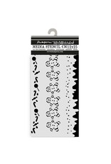 STAMPERIA STAMPERIA CANDY CHRISTMAS STRIPES 12x25cm STENCIL