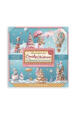 STAMPERIA STAMPERIA CANDY CHRISTMAS MAXI PAD 12x12 PAPER PACK 22 SHEETS