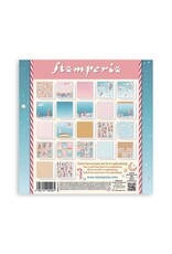 STAMPERIA STAMPERIA CANDY CHRISTMAS MAXI PAD 12x12 PAPER PACK 22 SHEETS