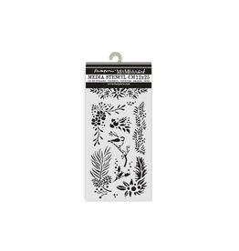 STAMPERIA STAMPERIA THE OWL'S HOUSE BRANCHES 12x25cm STENCIL