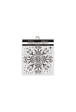 STAMPERIA STAMPERIA THE OWL'S HOUSE SNOWFLAKE 12x12cm STENCIL