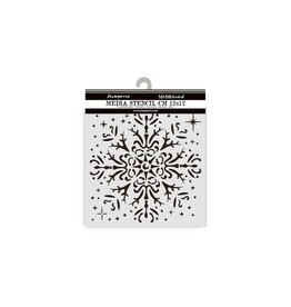 STAMPERIA STAMPERIA THE OWL'S HOUSE SNOWFLAKE 12x12cm STENCIL