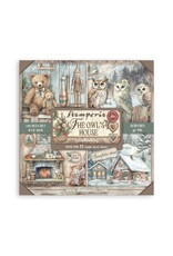 STAMPERIA STAMPERIA THE OWL'S HOUSE MAXI PAD 8x8 PAPER PACK 22 SINGLE FACED SHEETS