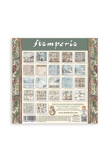 STAMPERIA STAMPERIA THE OWL'S HOUSE MAXI PAD 8x8 PAPER PACK 22 SINGLE FACED SHEETS