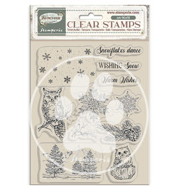 STAMPERIA STAMPERIA THE OWL'S HOUSE CLEAR STAMP SET