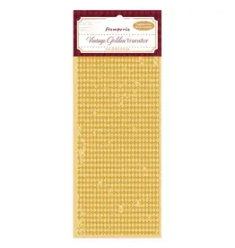 STAMPERIA STAMPERIA VINTAGE GOLDEN RHOMBUSES PATTERN TRANSFER