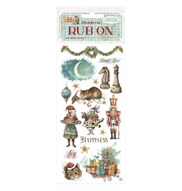 STAMPERIA STAMPERIA ALICE IN CHRISTMAS HAPPINESS RUB-ON