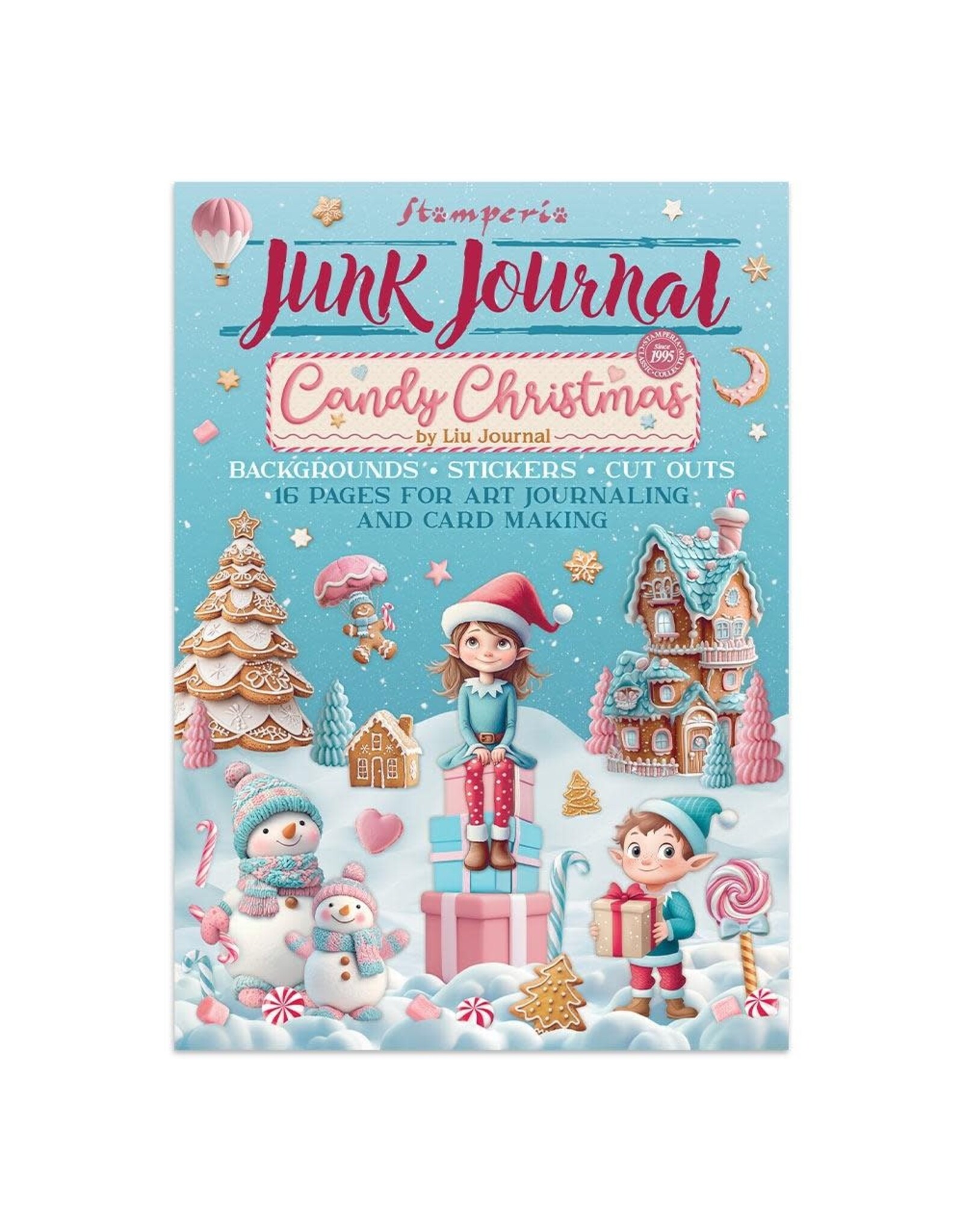 STAMPERIA STAMPERIA CANDY CHRISTMAS JUNK JOURNAL