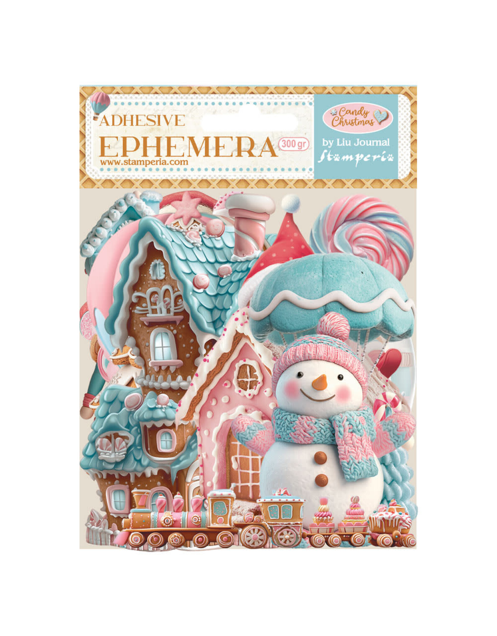 STAMPERIA STAMPERIA CANDY CHRISTMAS EPHEMERA ADHESIVE PAPER CUT OUTS