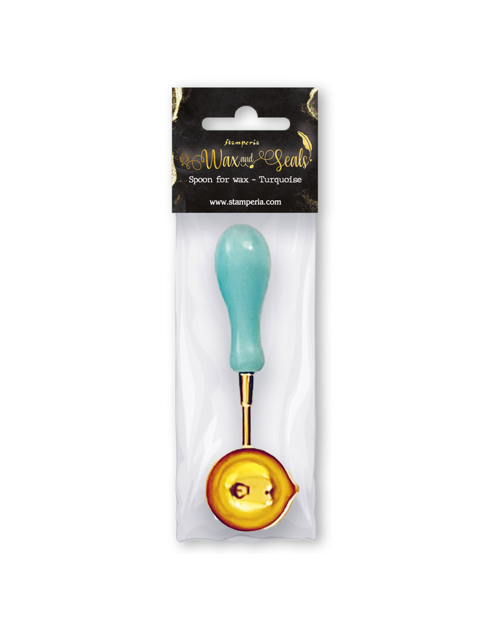 STAMPERIA STAMPERIA TURQUOISE SPOON FOR WAX