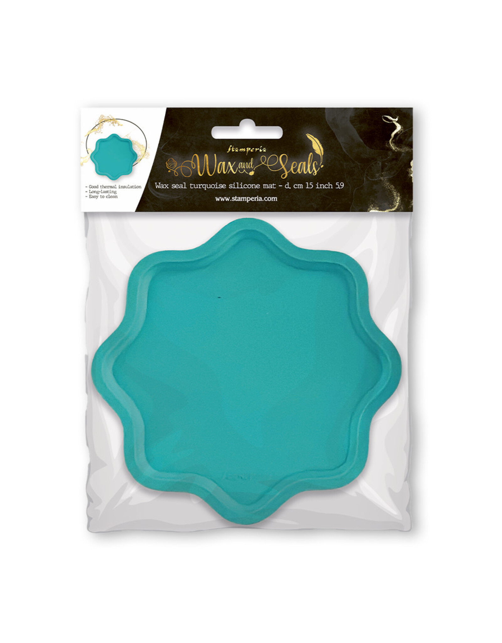 STAMPERIA STAMPERIA TURQUOISE WAX SEAL SILICON MAT