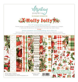 MINTAY MINTAY HOLLY JOLLY 12x12 COLLECTION PACK 12 SHEETS