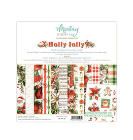MINTAY MINTAY HOLLY JOLLY 8x8 PAPER PAD 24 SHEETS
