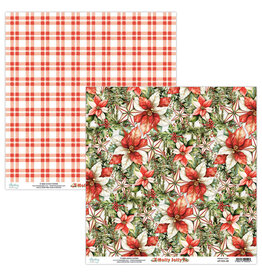 MINTAY MINTAY HOLLY JOLLY #05 12x12 CARDSTOCK