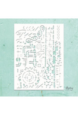 MINTAY MINTAY KREATIVA MIXED 11 6x8 STENCIL