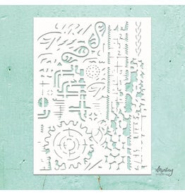 MINTAY MINTAY KREATIVA MIXED 11 6x8 STENCIL