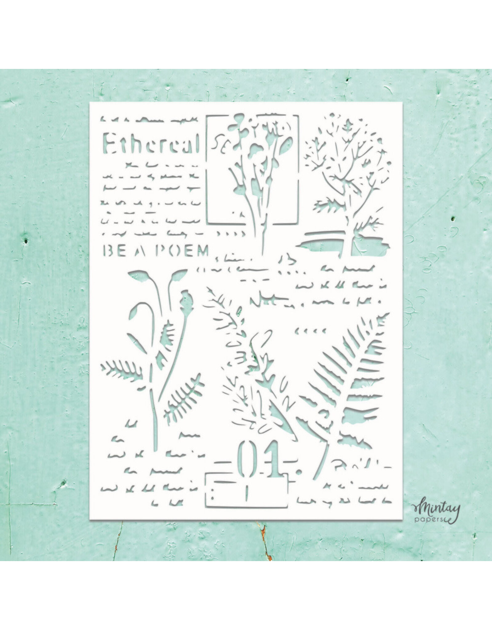 MINTAY MINTAY KREATIVA MIXED 8 6x8 STENCIL