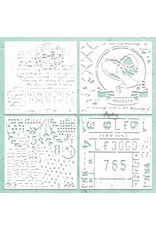 MINTAY MINTAY CHIPPIES - DECOR PATTERNS 3 12x12 CHIPBOARD