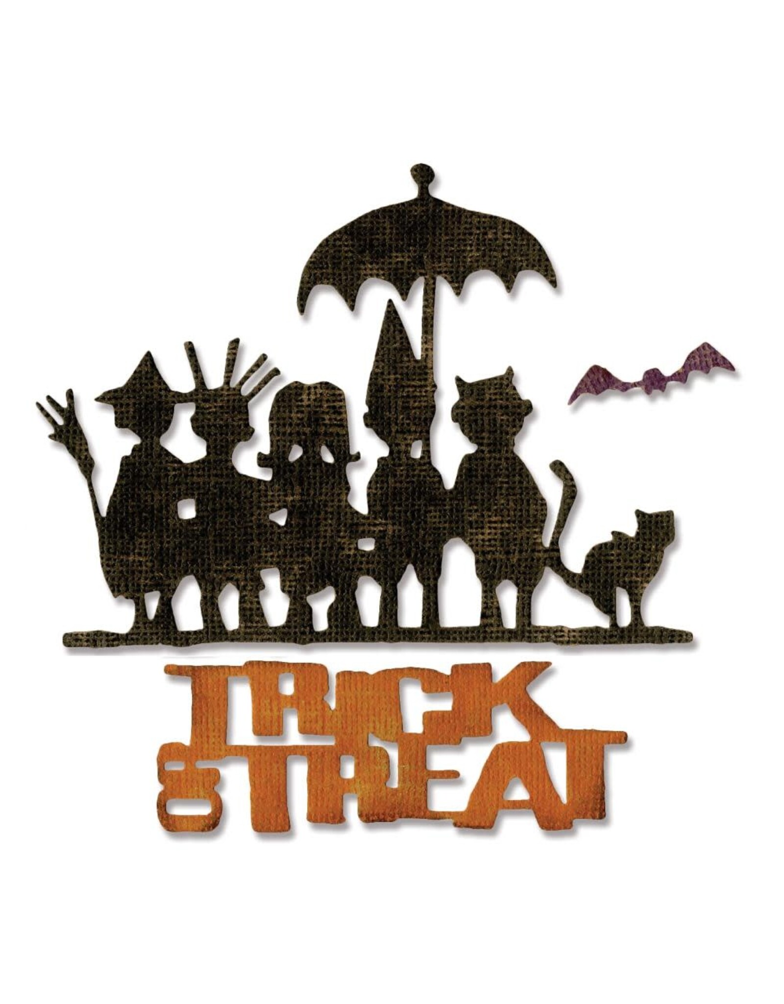 SIZZIX SIZZIX TIM HOLTZ THINLITS TRICK-OR-TREAT DIE SET