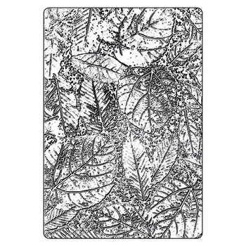 SIZZIX SIZZIX TIM HOLTZ 3D TEXTURE FADES FOLIAGE LARGE A5 EMBOSSING FOLDER